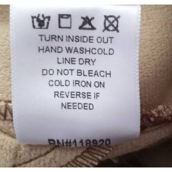 LUCY PARIS COGNAC ALAINA FAUX LEATHER PANTS SZ.XS EUC.  GORGEOUS PANTS IN EXCELL - Picture 10 of 10